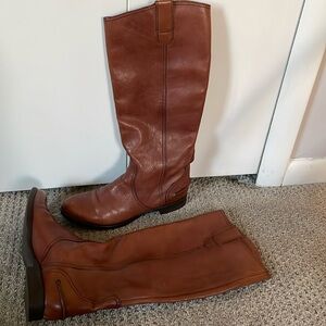 Madewell Leather boots - made in Italy.